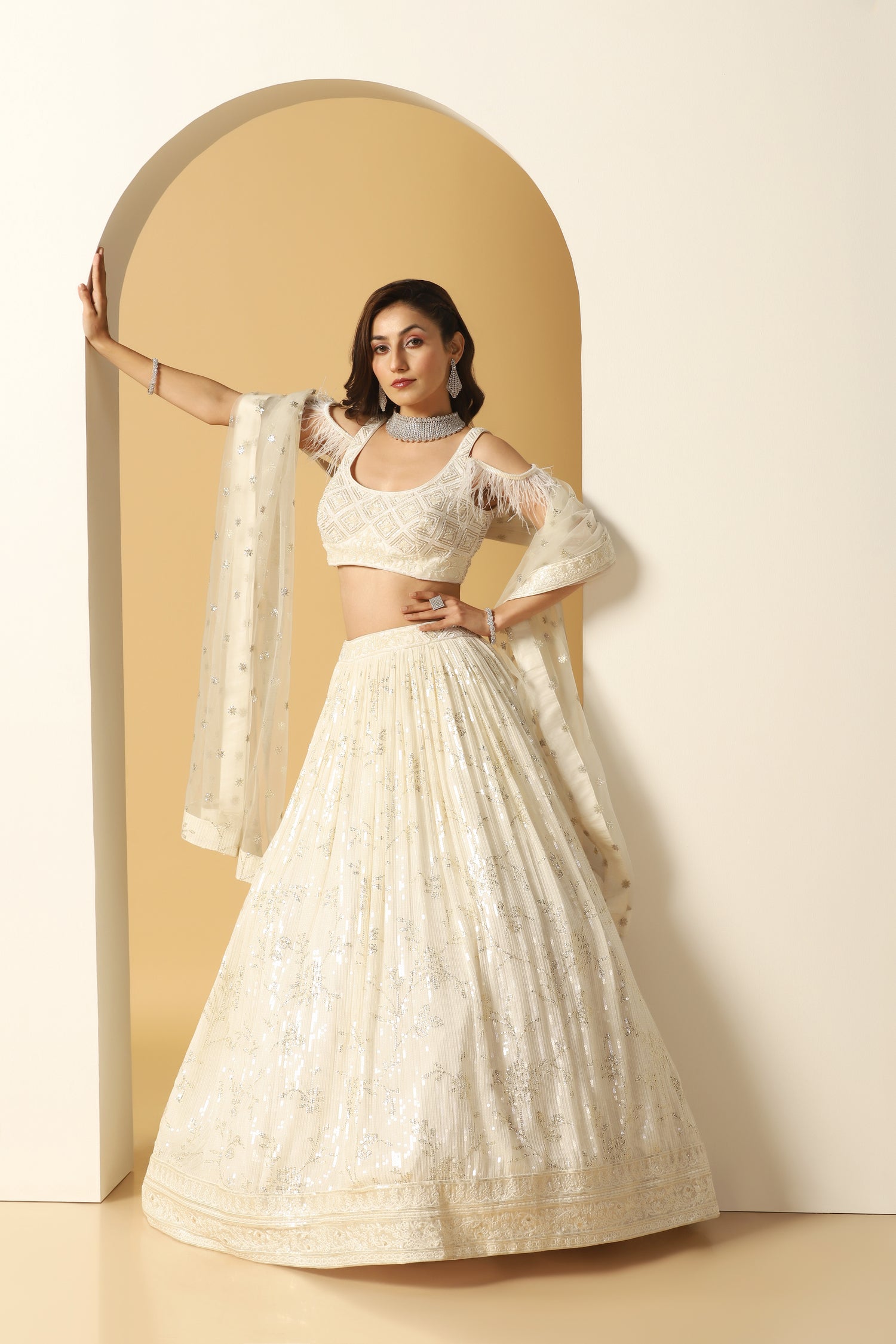 Sequin Work Lehenga