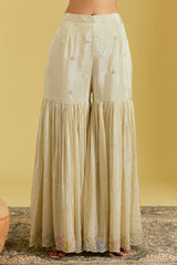 Floral Resham Embellished Garara Set