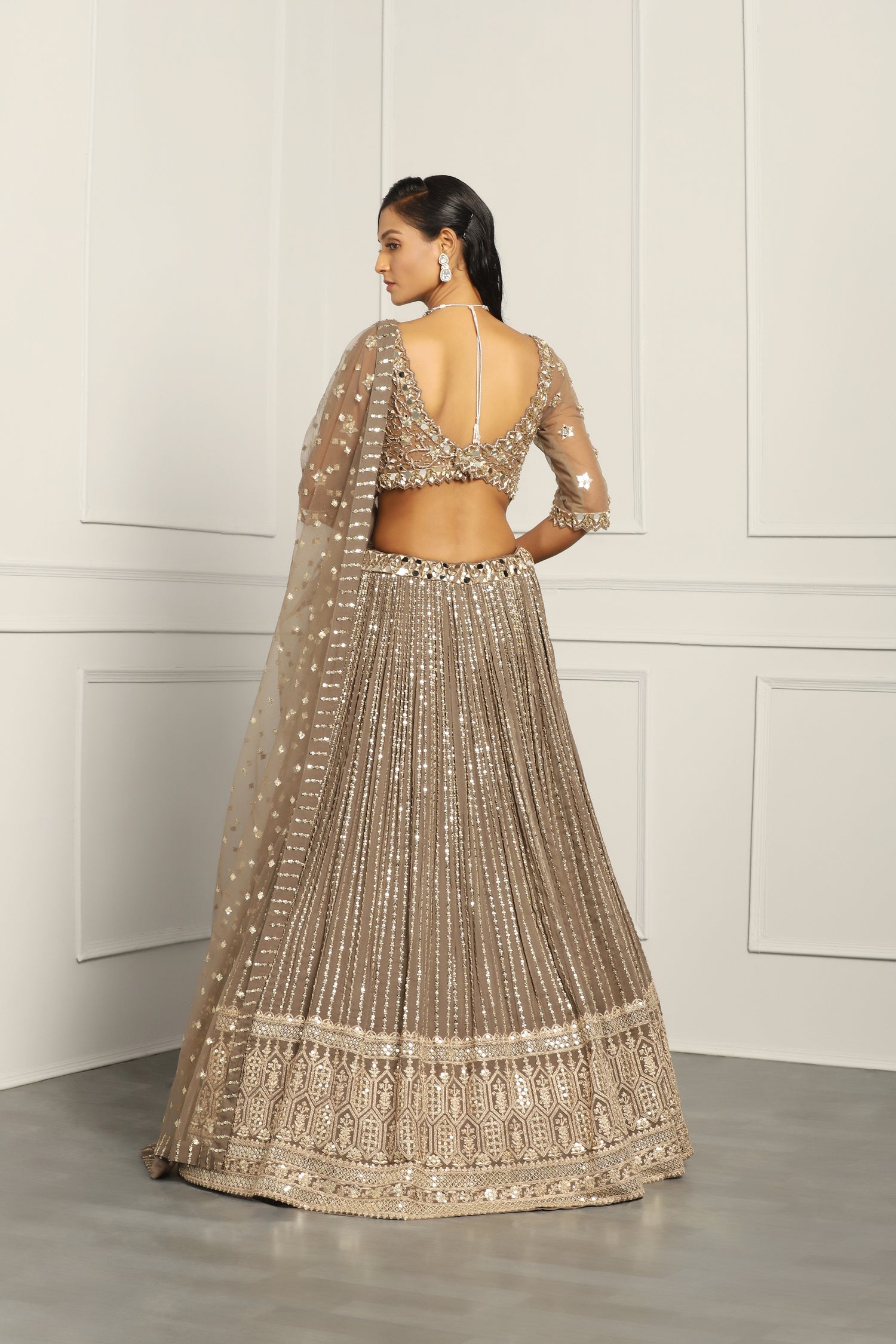 Sequin Embroidered Lehenga